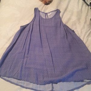 Purple patterned Tank